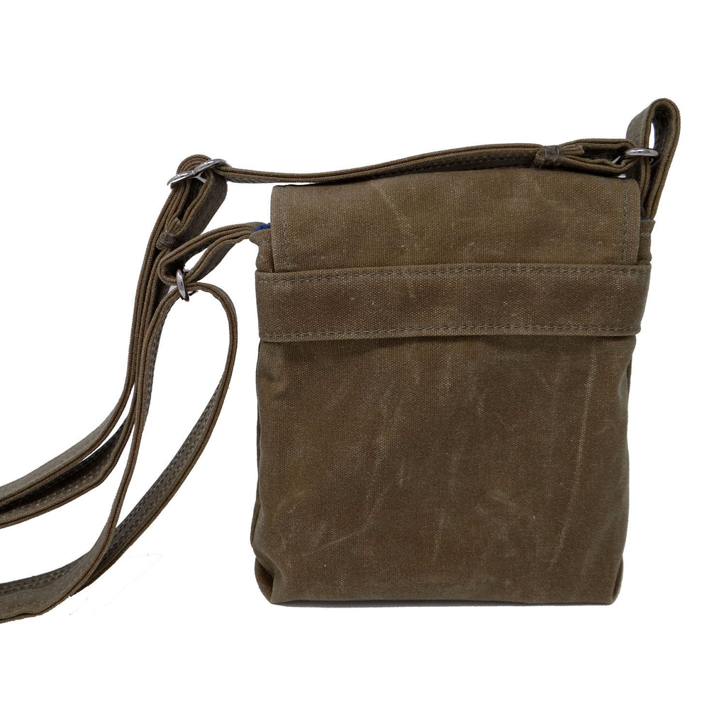 Hobe Satchel Waxed Canvas Bag - Beige - 1820 Bag Co.