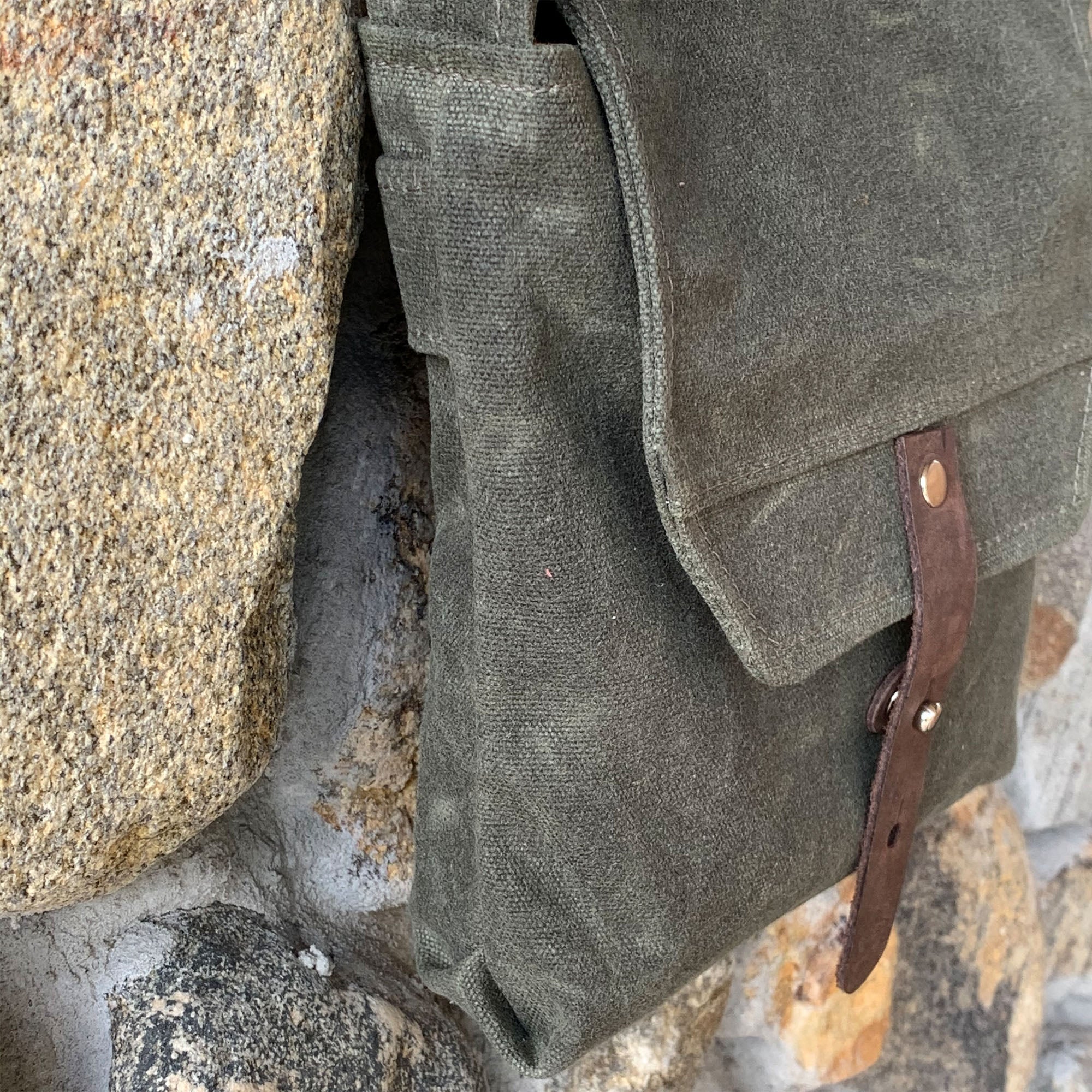 Hobe Satchel Waxed Canvas Bag 1820 Bag Co.