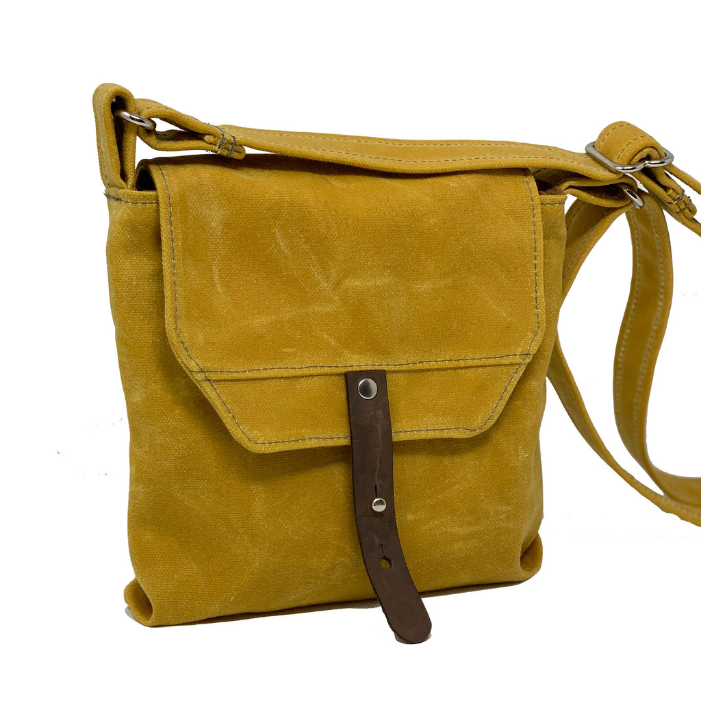 Hobe Satchel Waxed Canvas Bag