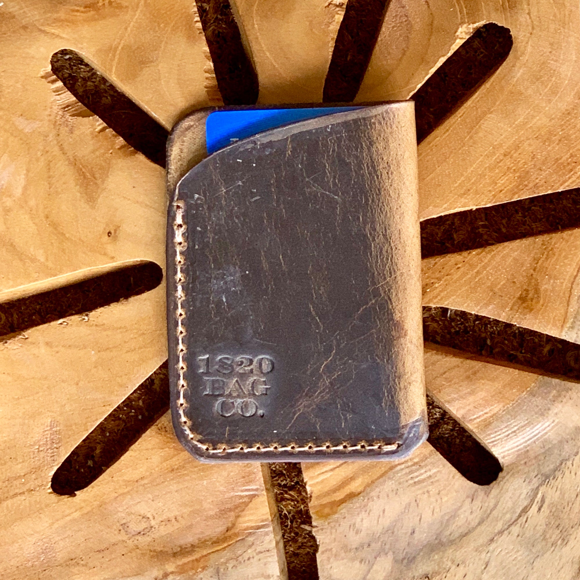 Milton Leather Slim Sleeve Wallet - 1820 Bag Co.