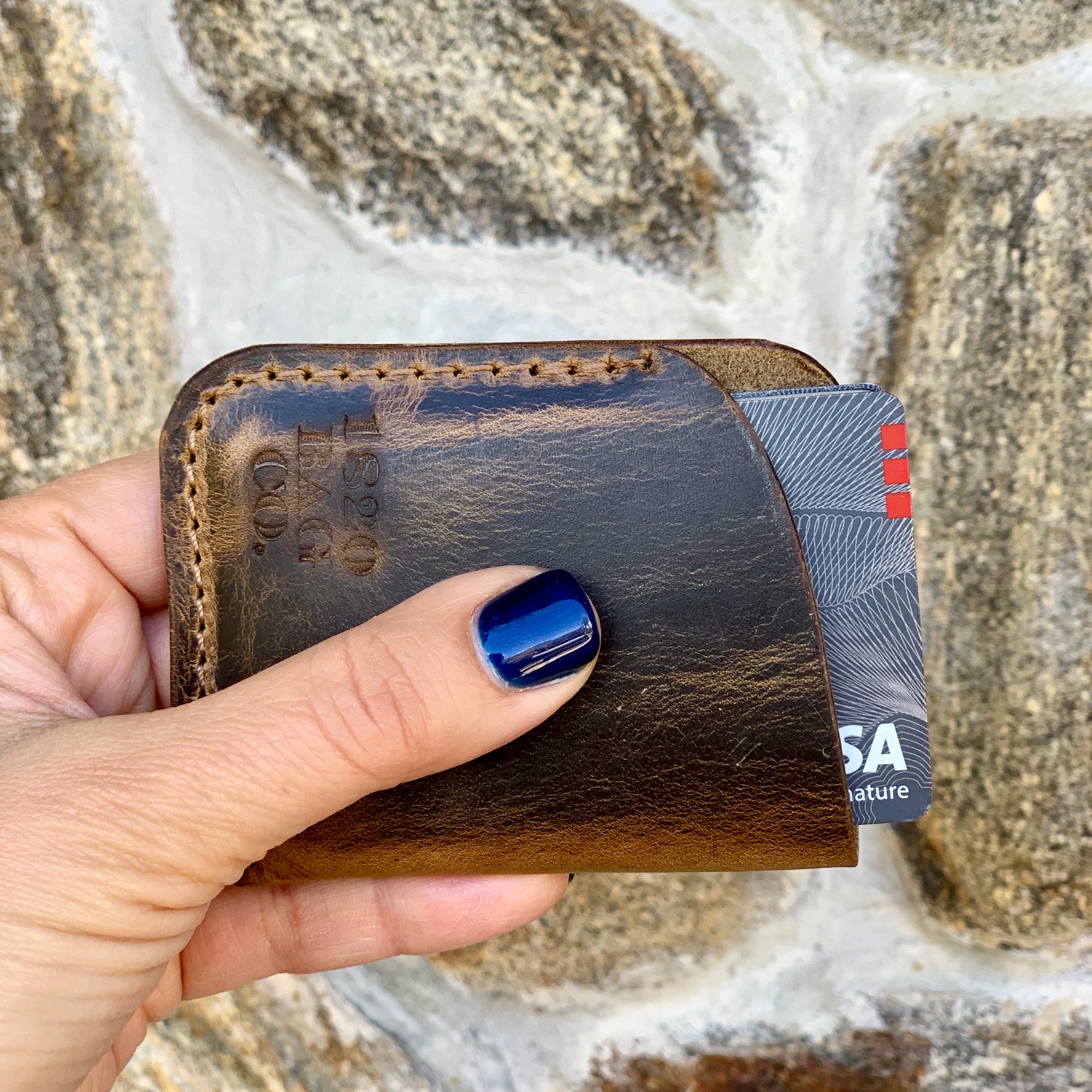 Milton Leather Slim Sleeve Wallet - 1820 Bag Co.