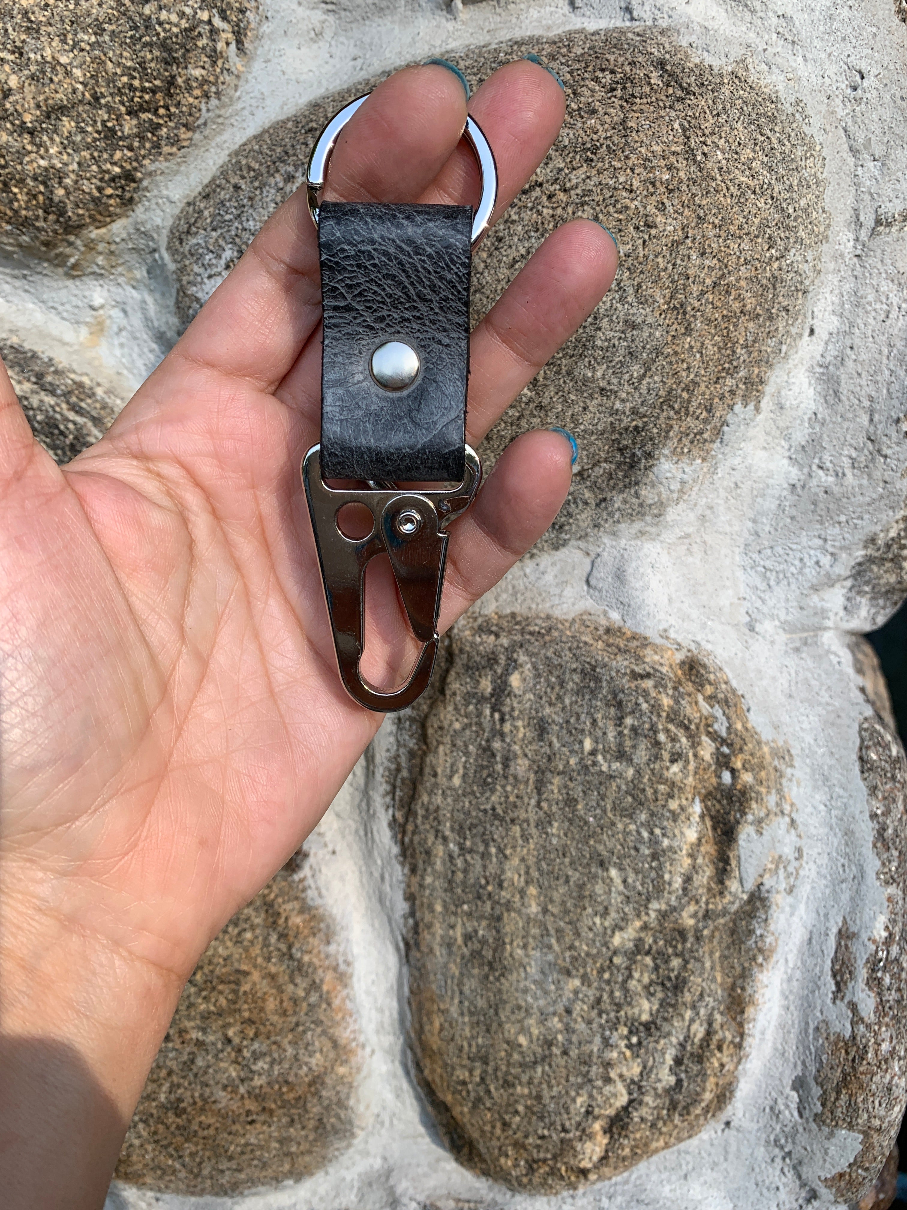 Leather Fob Keychain Belt Clip Key Holder 1820 Bag Co